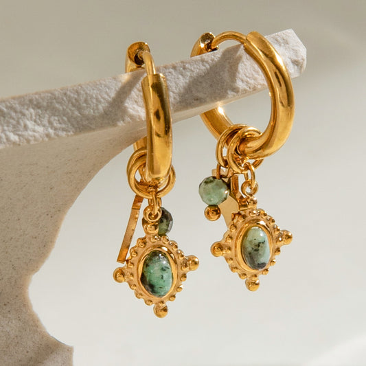 Temple Green Earrings