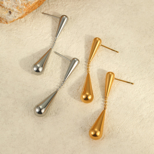 Droplet Earrings Gold