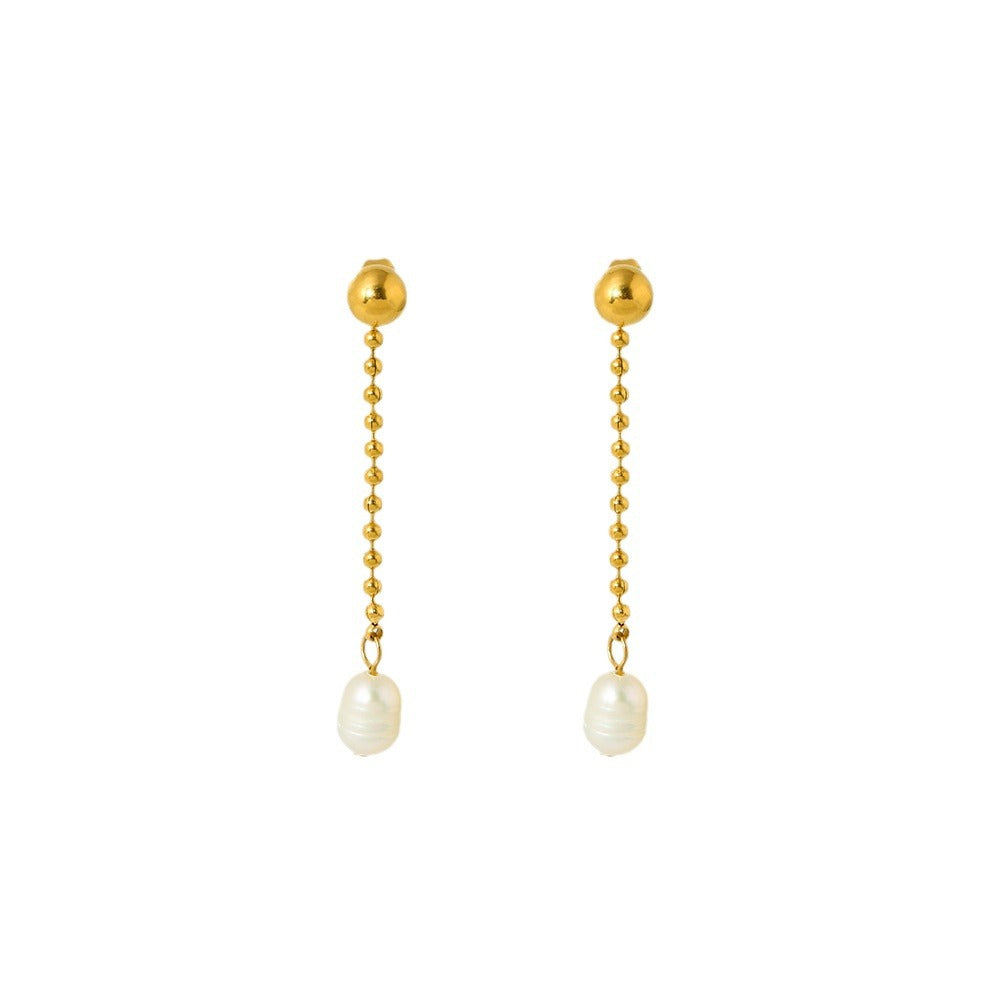 Âme Claire Gold Stud Earrings