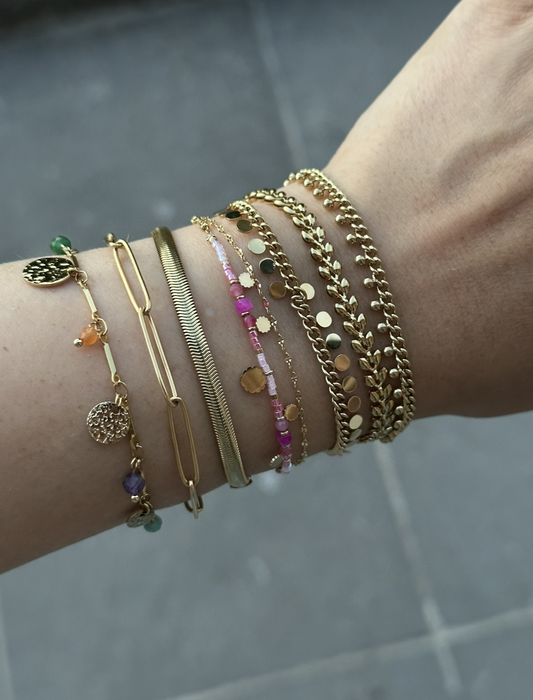 Bracelet Éclats Dorés