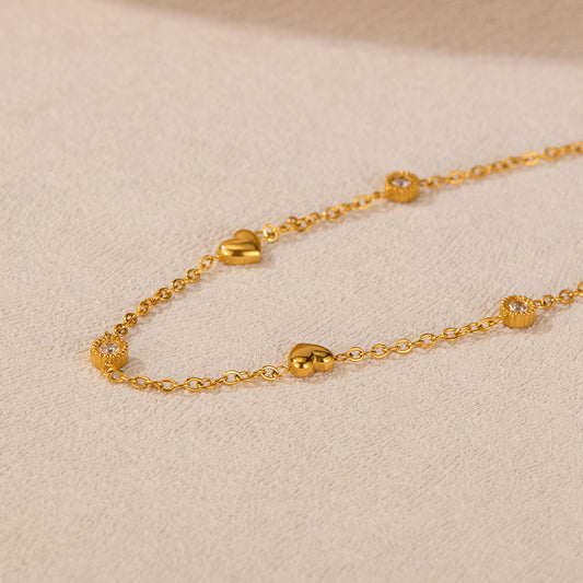 Daily Heart Chain Bracelet