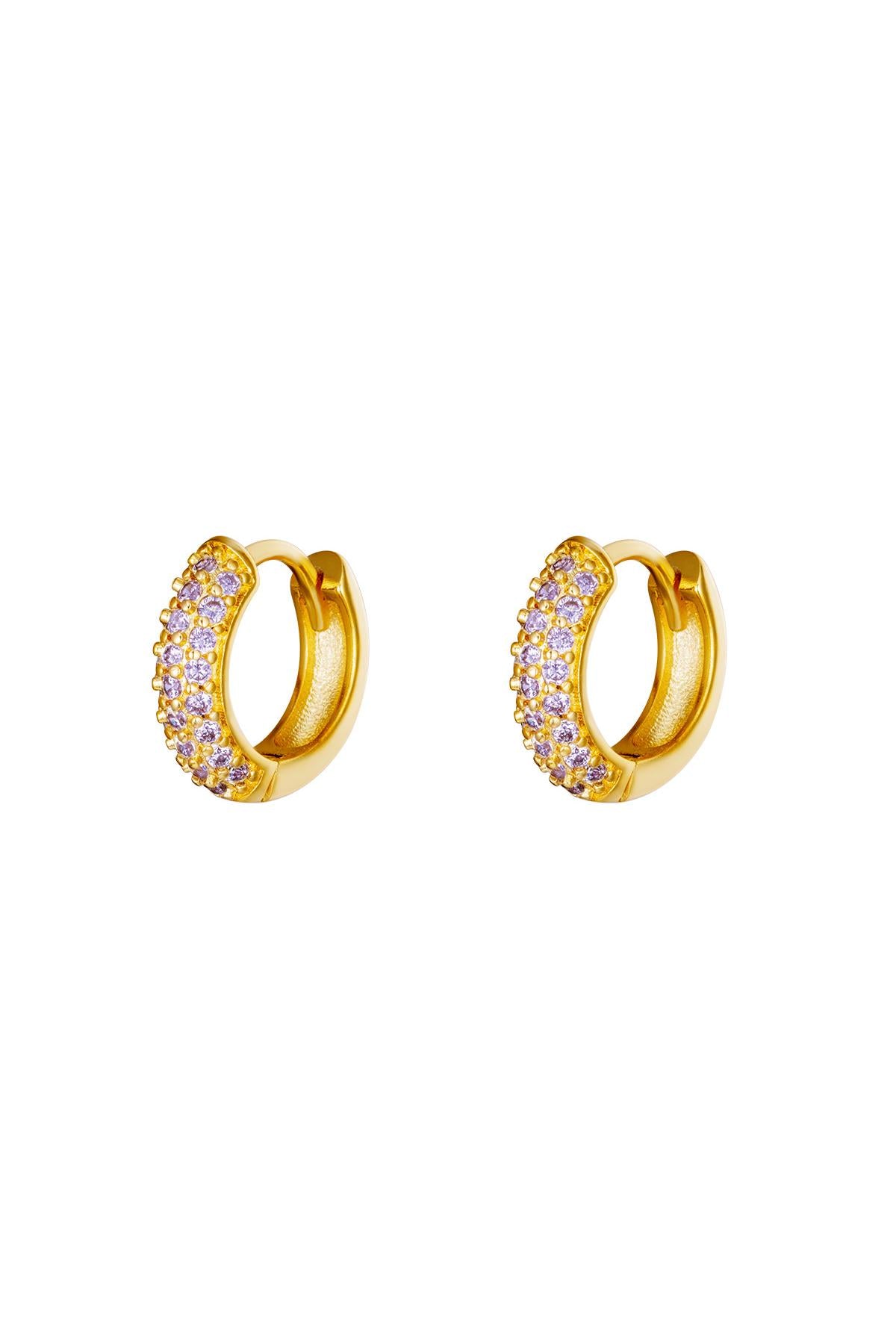 Earrings Desire Gold/White