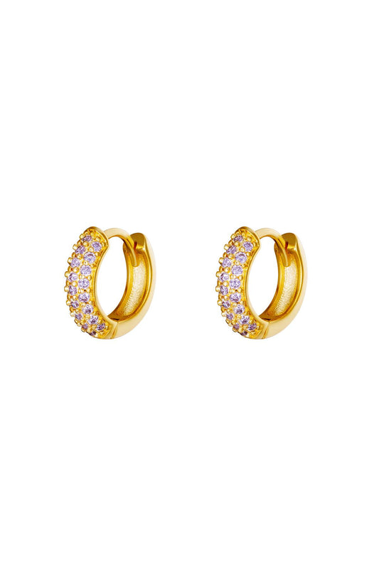 Earrings Desire Gold/White