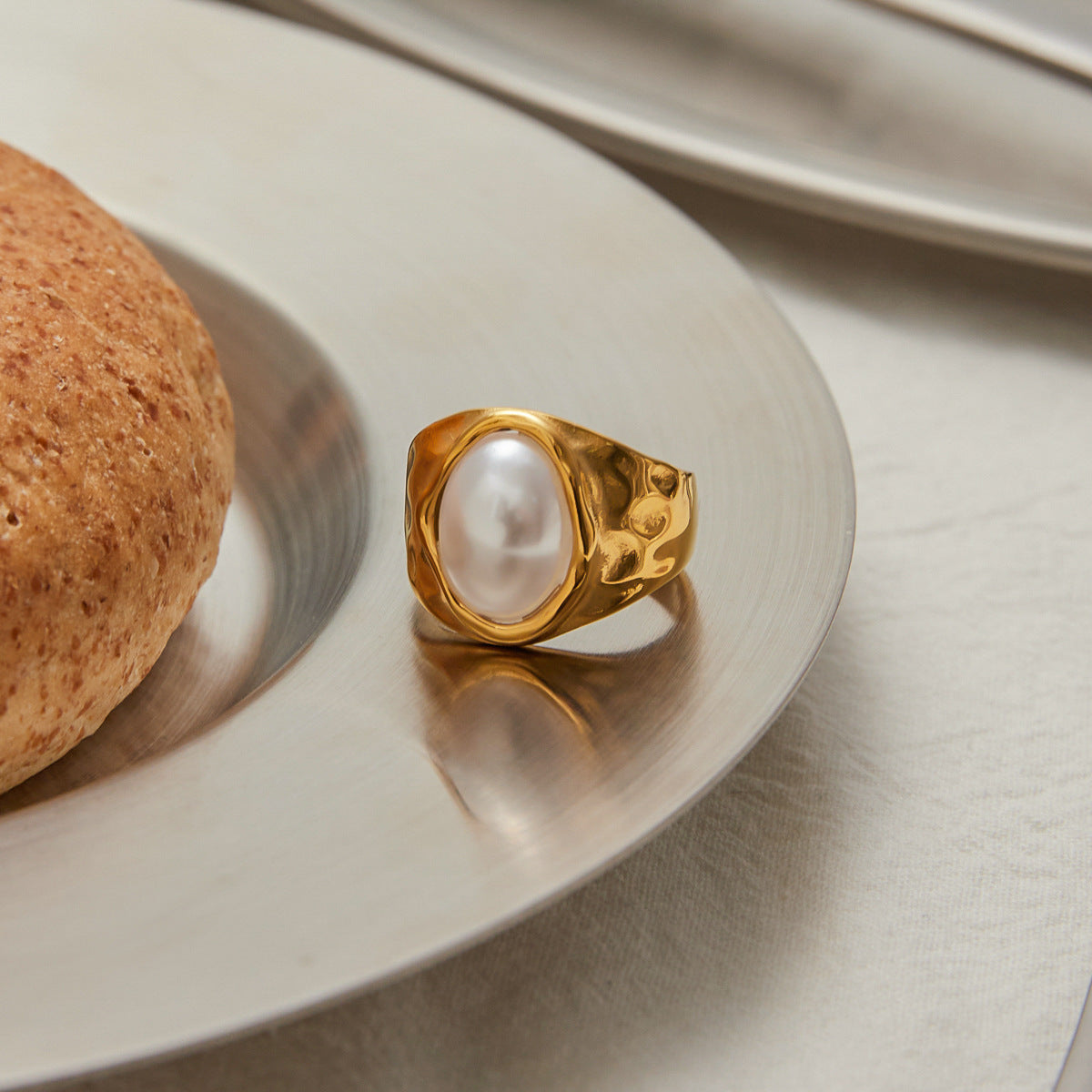 Parel Soleil Ring Gold