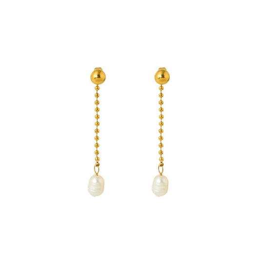 Âme Claire Gold Stud Earrings